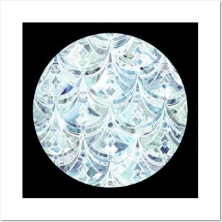 Ice and Diamonds Art Deco Pattern Posters and Art